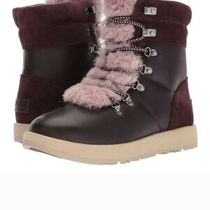 UGG Women's Winter Boots in Burgundy and Pink